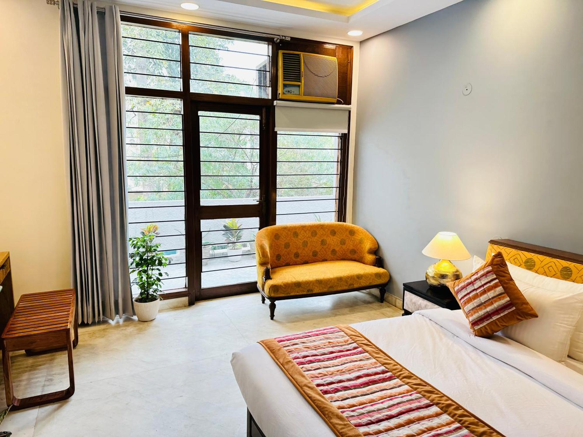 Hotel Grove Residency Hauz Khas New Delhi Couple Friendly Zewnętrze zdjęcie