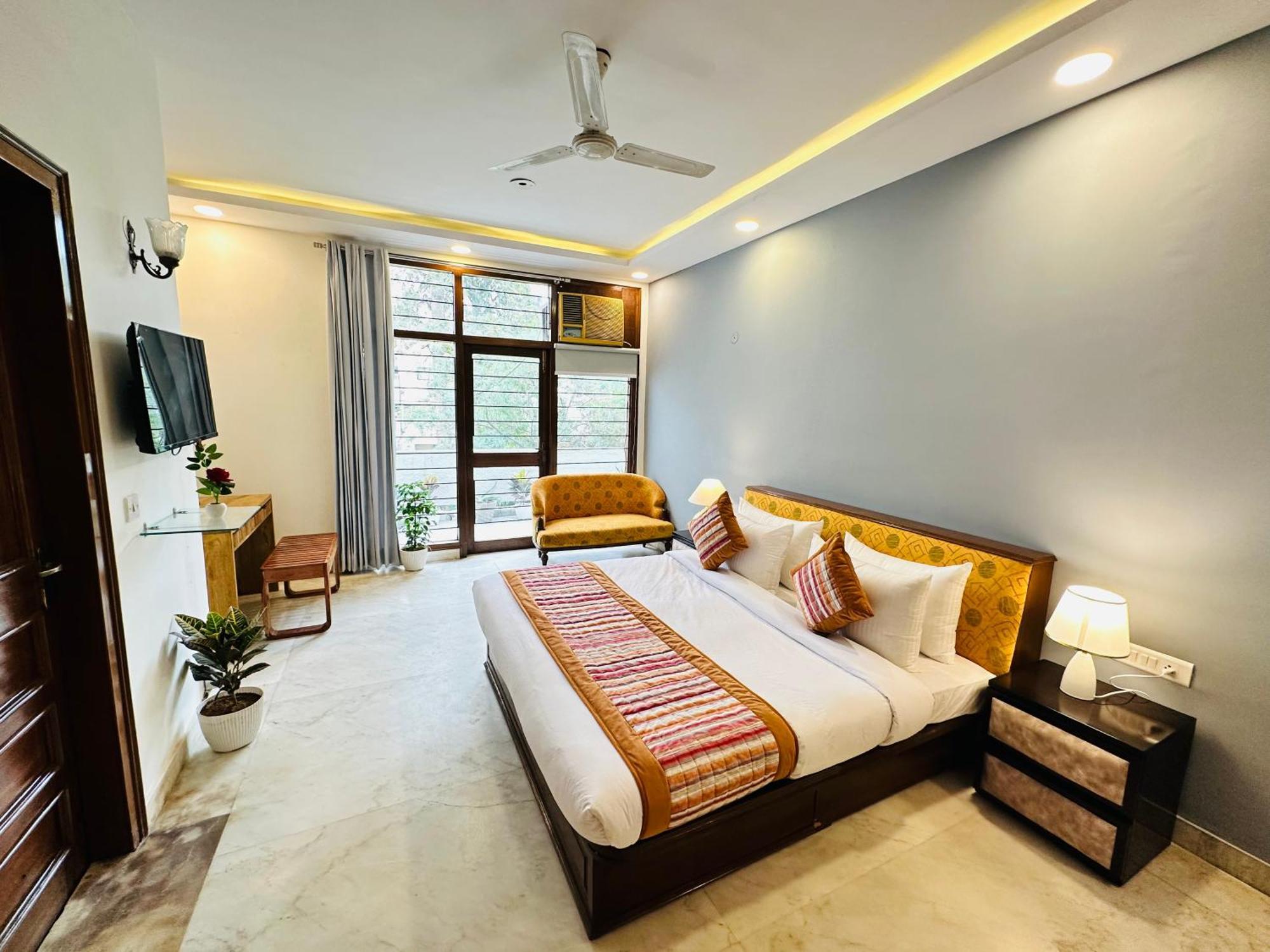 Hotel Grove Residency Hauz Khas New Delhi Couple Friendly Zewnętrze zdjęcie
