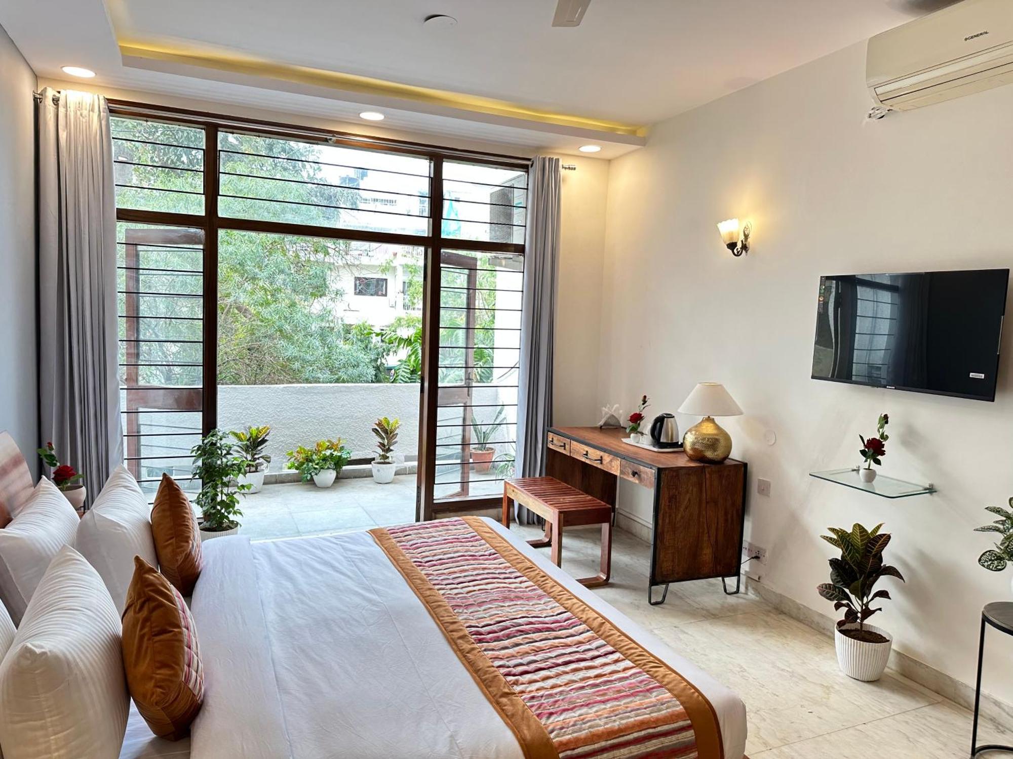 Hotel Grove Residency Hauz Khas New Delhi Couple Friendly Zewnętrze zdjęcie