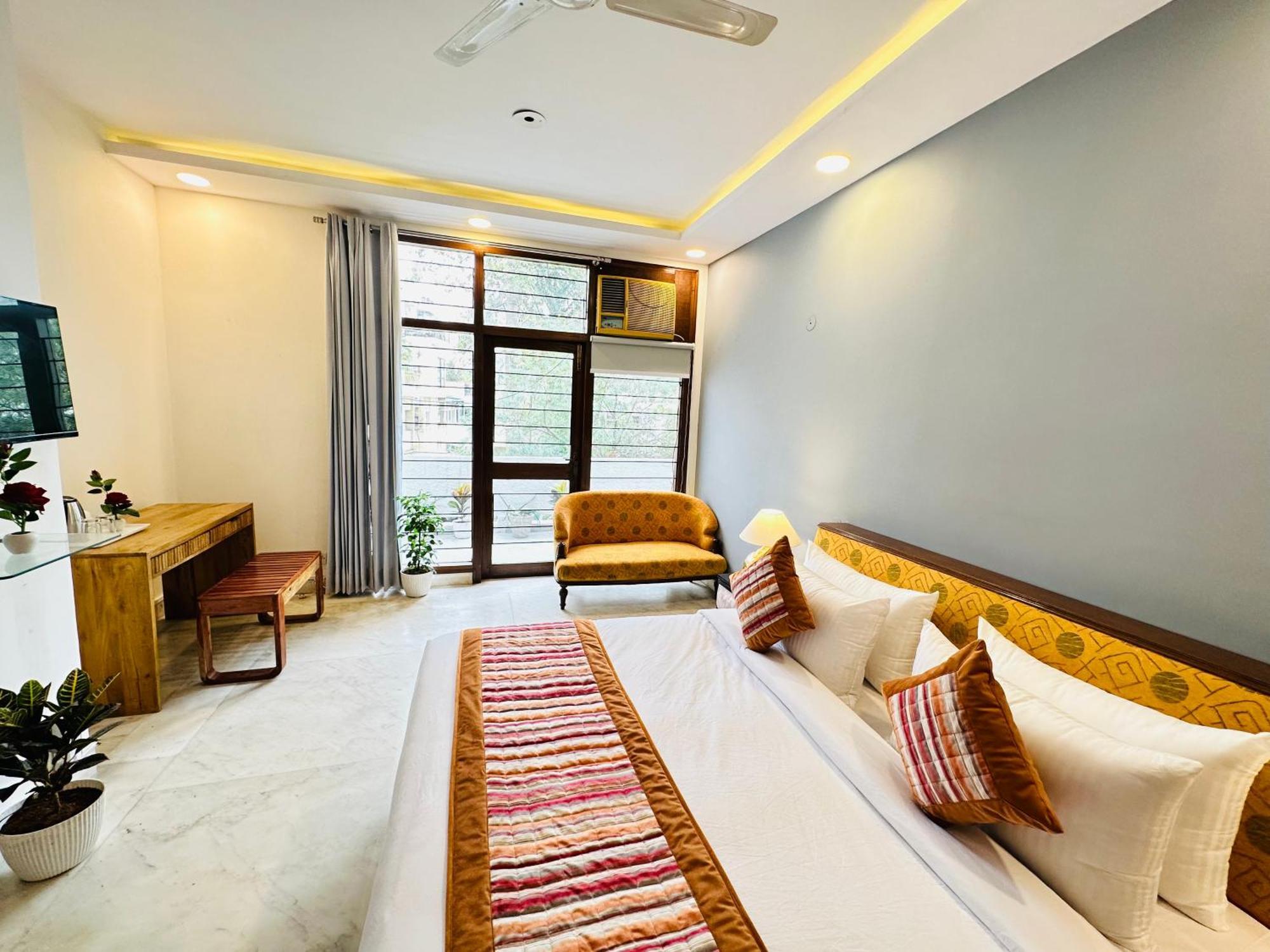 Hotel Grove Residency Hauz Khas New Delhi Couple Friendly Zewnętrze zdjęcie