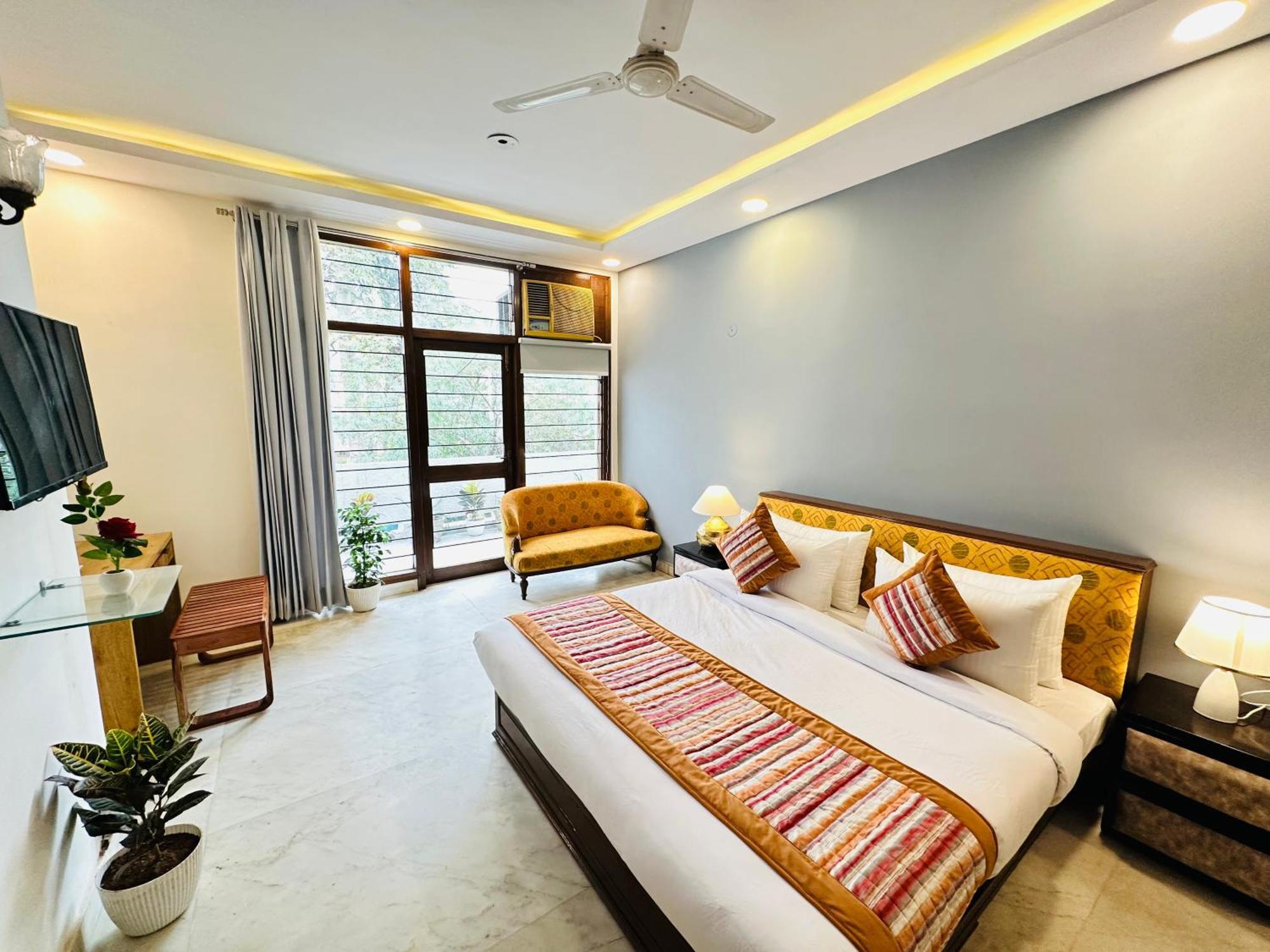 Hotel Grove Residency Hauz Khas New Delhi Couple Friendly Zewnętrze zdjęcie