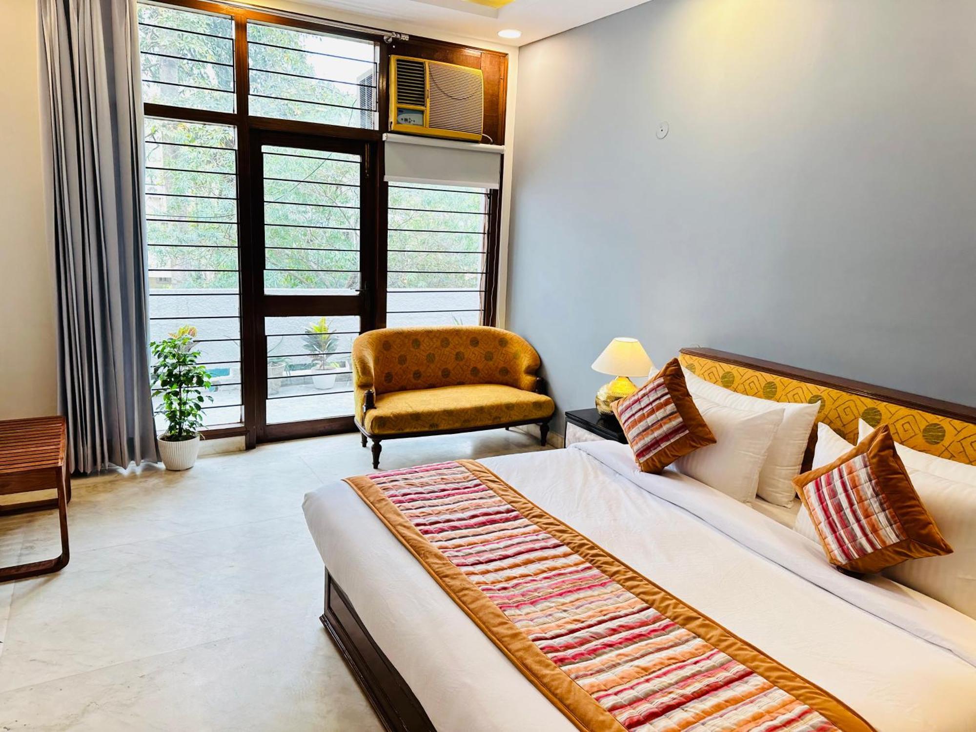Hotel Grove Residency Hauz Khas New Delhi Couple Friendly Zewnętrze zdjęcie