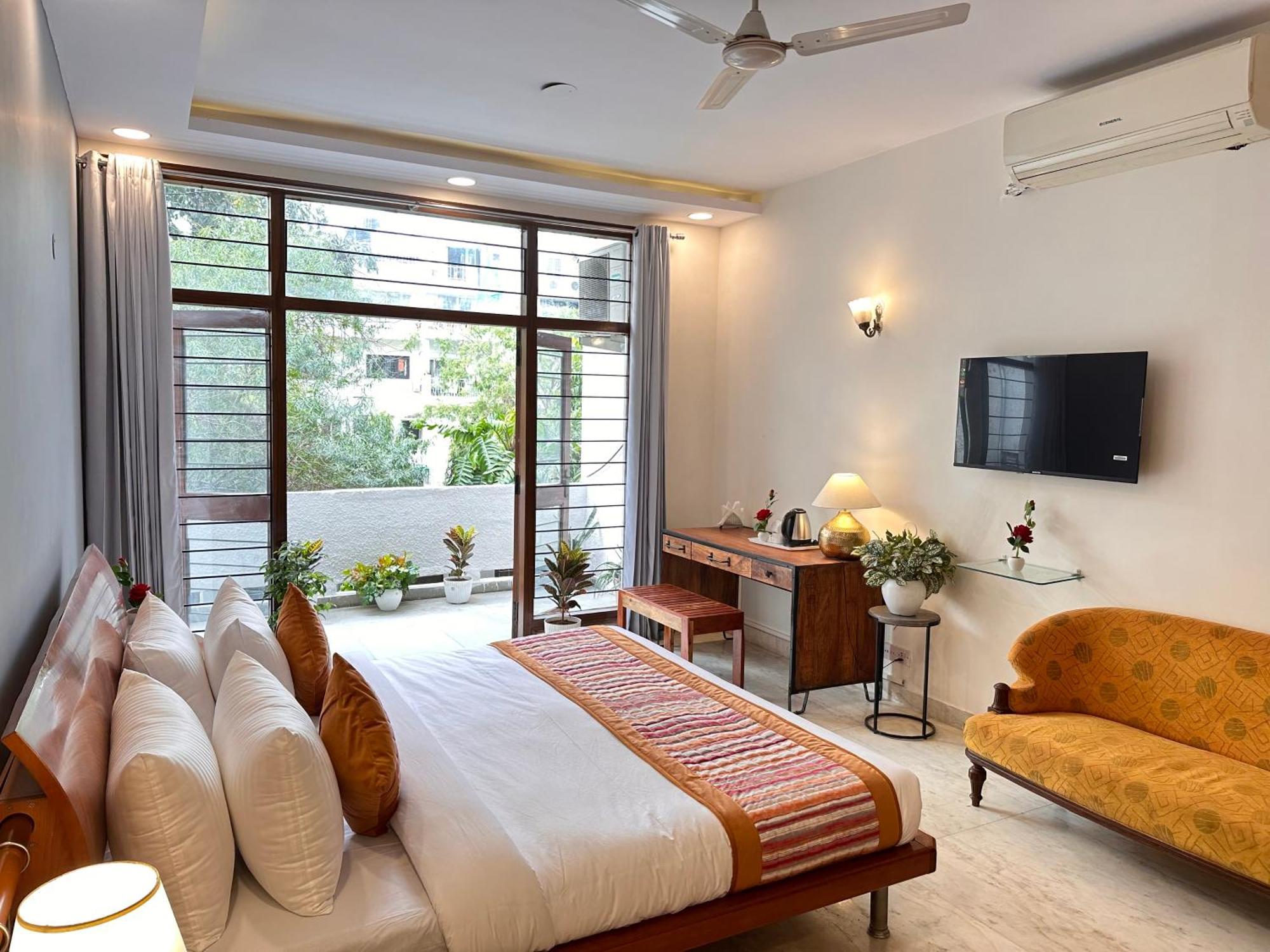 Hotel Grove Residency Hauz Khas New Delhi Couple Friendly Zewnętrze zdjęcie